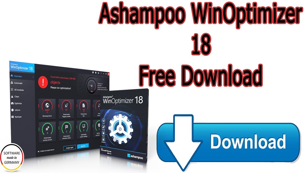 Ashampoo Winoptimizer 18 Free Download